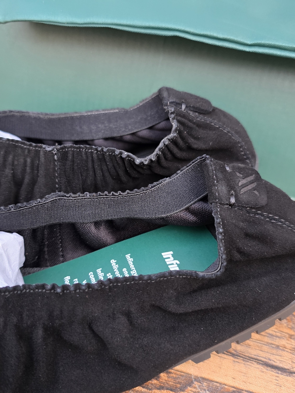 The Flexx Benedetta Black Suede Ballet Flats Size 6.5 - Picture 7 of 13